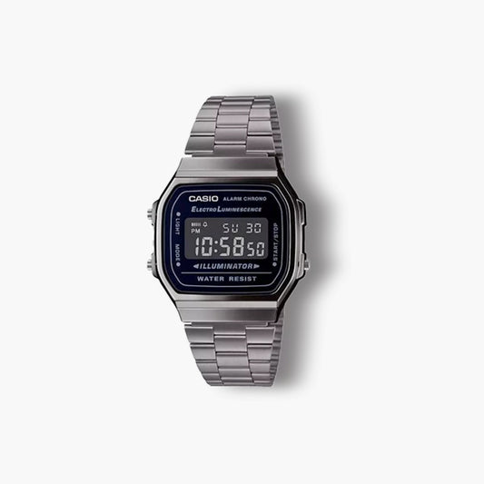 Reloj Casio Collection Retro A168WEGG-1BEF digital negro