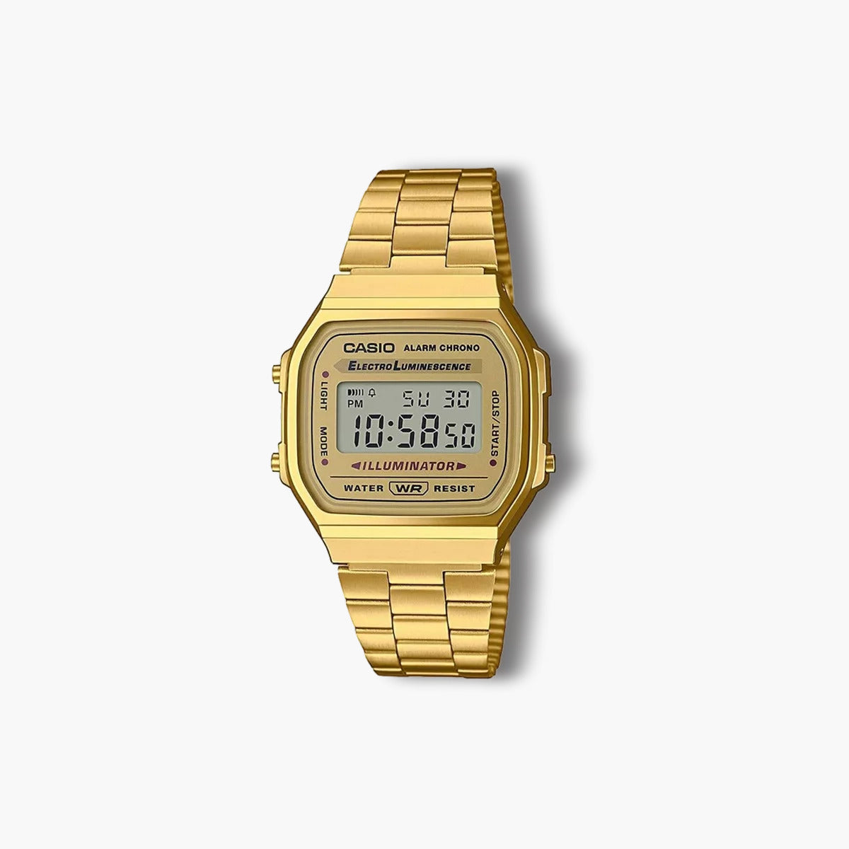 Reloj Casio Collection Retro A168WG-9EF digital acero dorado