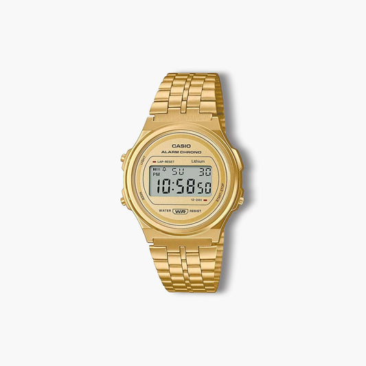 Reloj Casio Collection Retro A171WEG-9AEF digital acero dorado