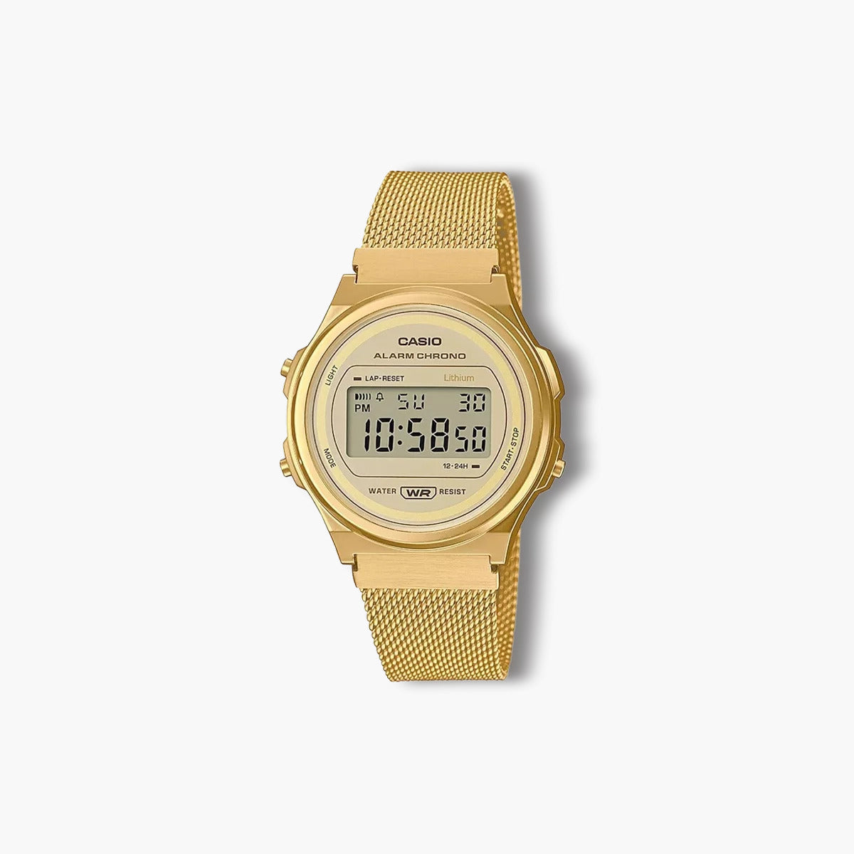Reloj Casio Collection Retro A171WEMG-9AEF digital acero dorado