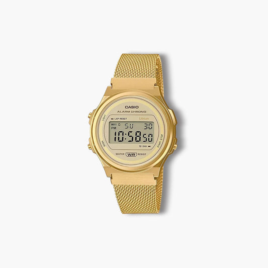 Reloj Casio Collection Retro A171WEMG-9AEF digital acero dorado