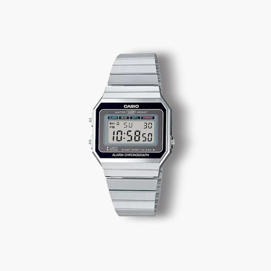 Reloj Casio Collection retro plateado