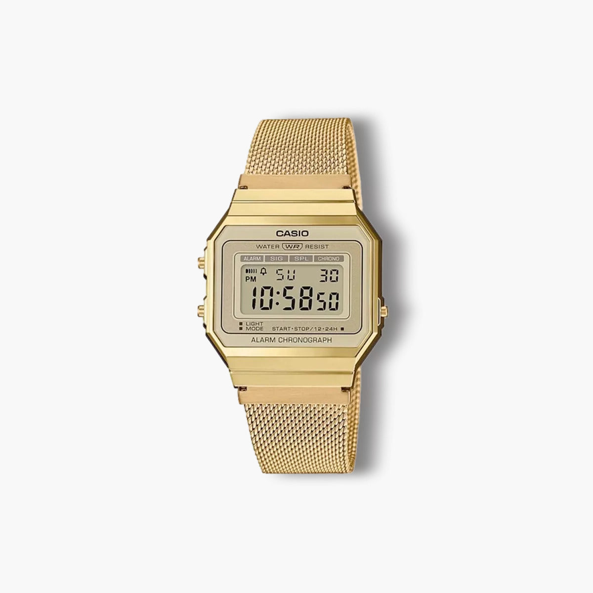 Reloj Casio Collection Retro A700WEMG-9AEF digital acero dorado