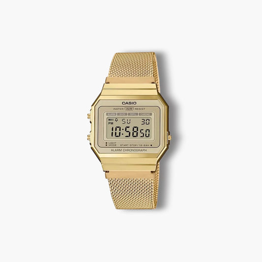 Reloj Casio Collection Retro A700WEMG-9AEF digital acero dorado