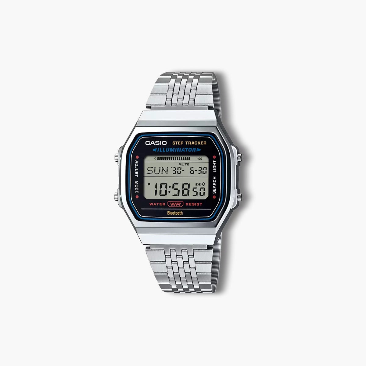 Reloj Casio Collection retro plateado