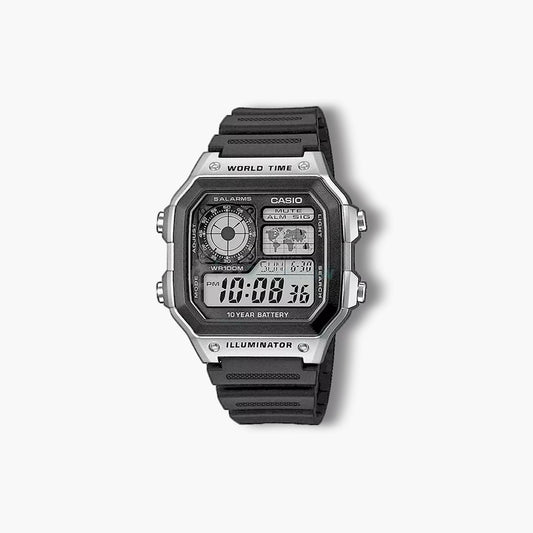 Reloj Casio Collection AE-1200WH-1CVEF digital negro