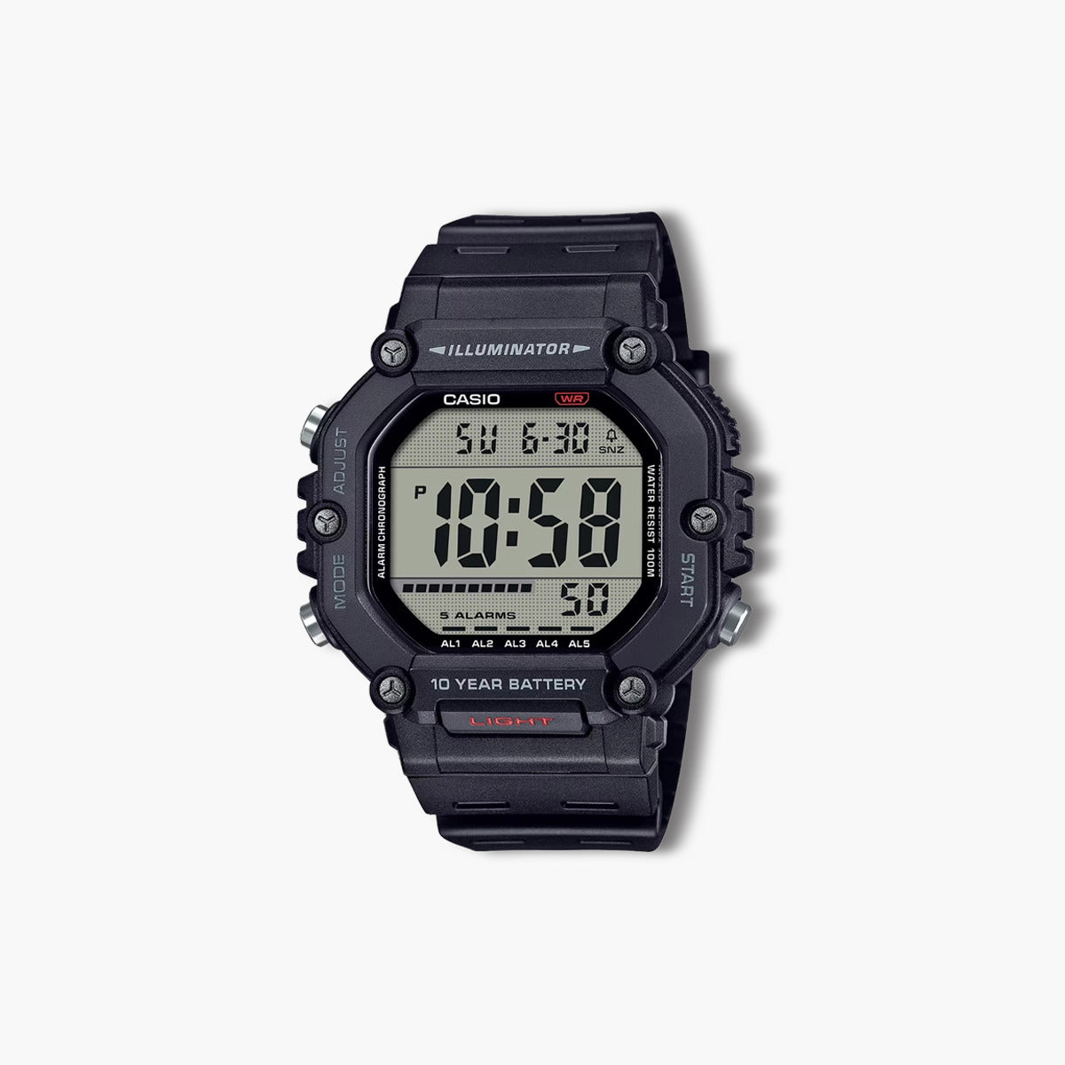 Reloj Casio Collection AE-1600H-1AVEF digital negro