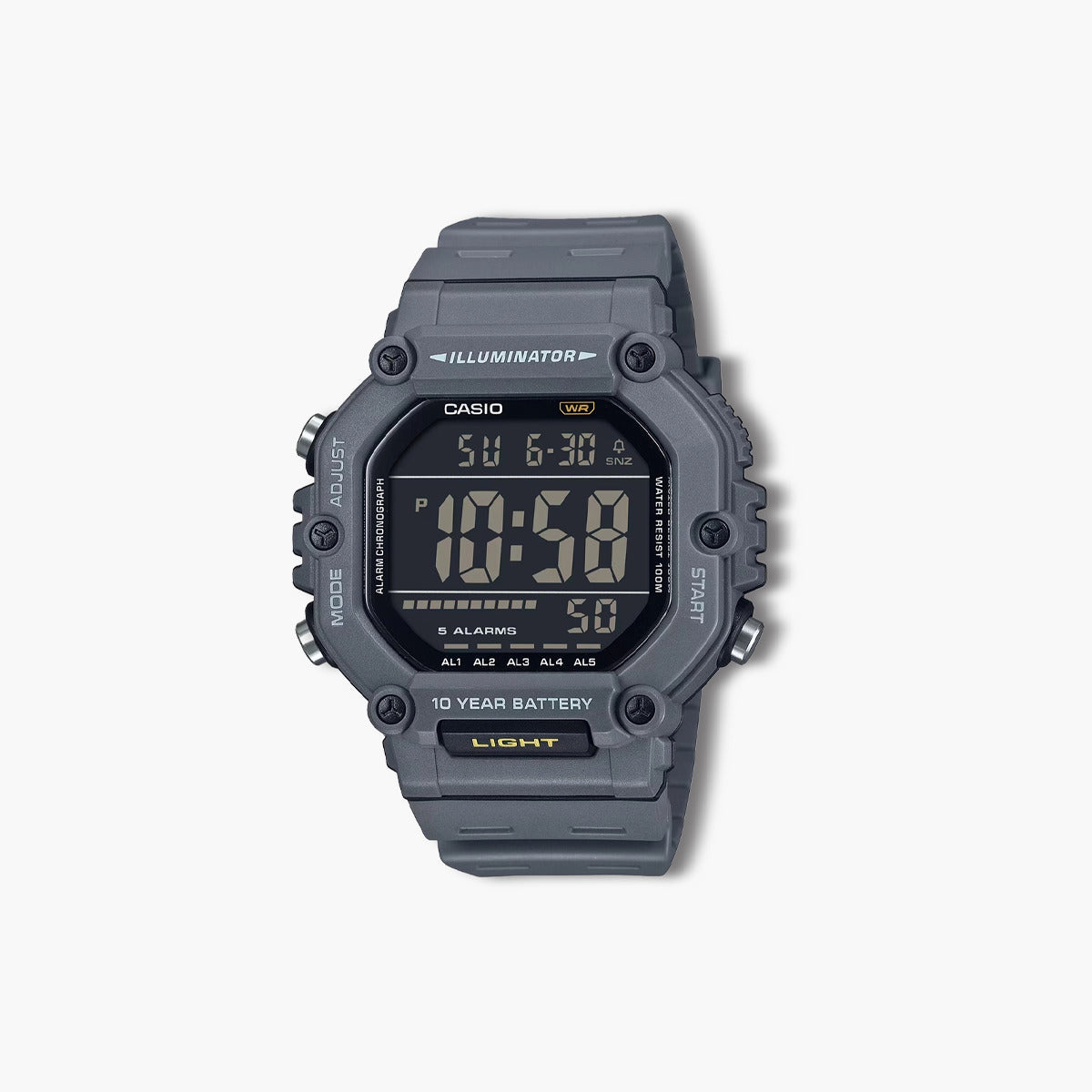Reloj Casio Collection AE-1600H-8BVEF digital gris