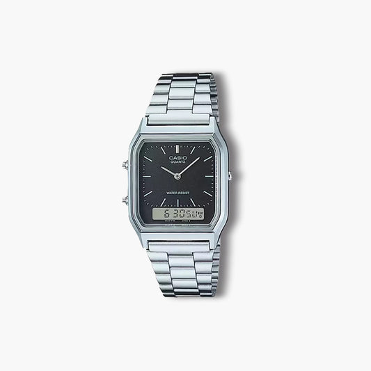 Reloj Casio Collection Retro AQ-230A-1DMQYES analógico digital acero