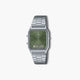 Reloj Casio Collection Retro AQ-230A-3AMQYES analógico digital acero esfera verde