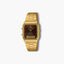 Reloj Casio Collection Retro AQ-230GA-5AMQYES analógico digital acero dorado esfera negra