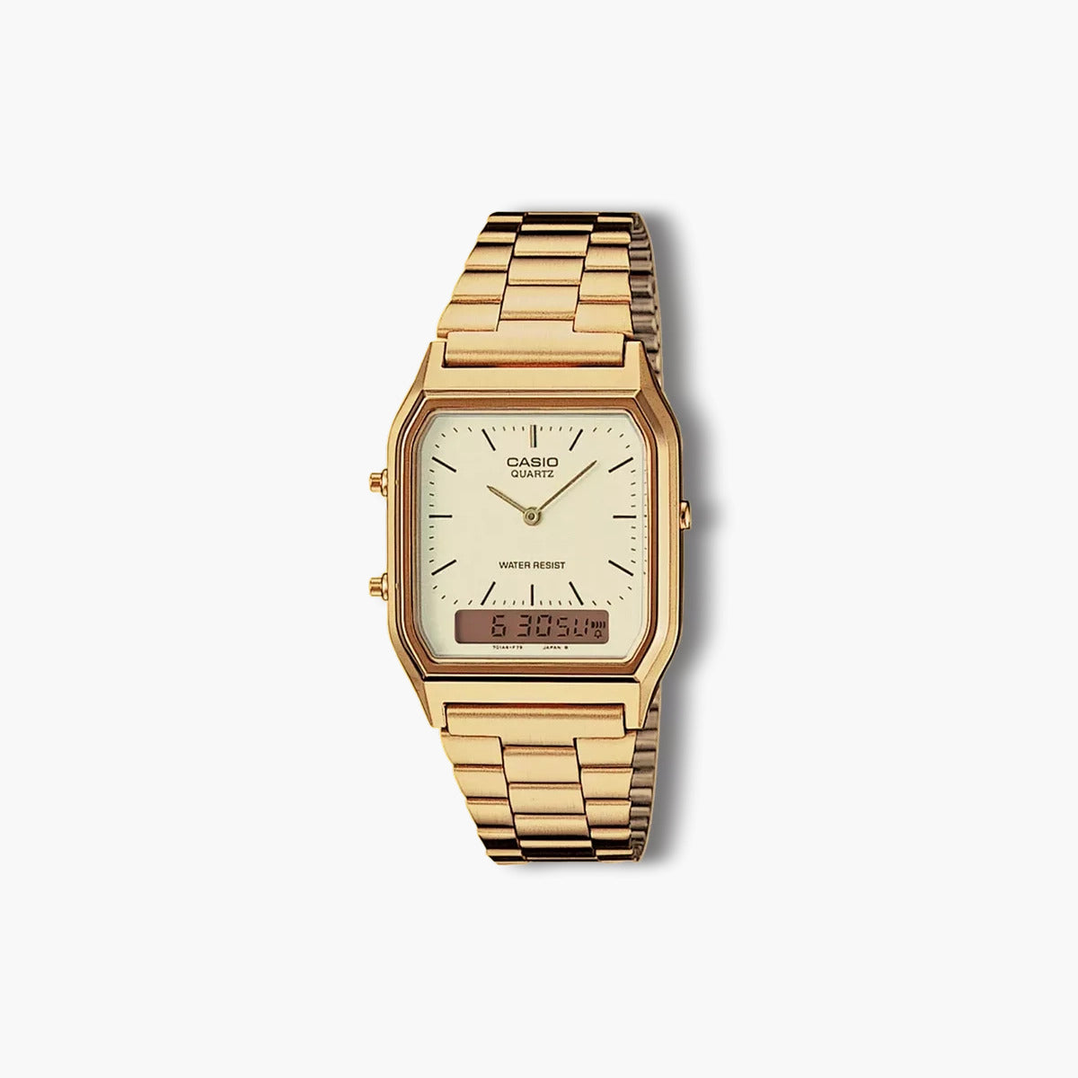 Reloj Casio Collection Retro AQ-230GA-9DMQYES analógico digital acero dorado