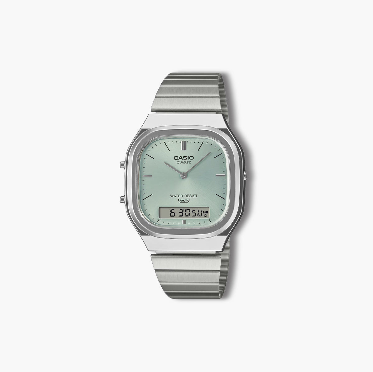 Reloj Casio Collection retro plateado