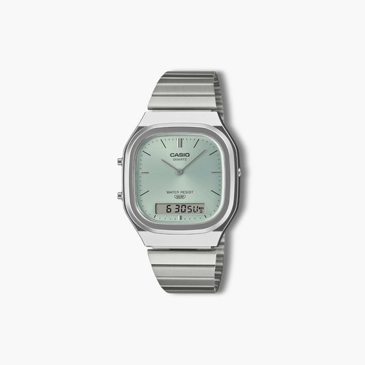 Reloj Casio Collection retro plateado