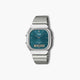 Reloj Casio Collection retro plateado AQ-240E-3AEF esfera azul