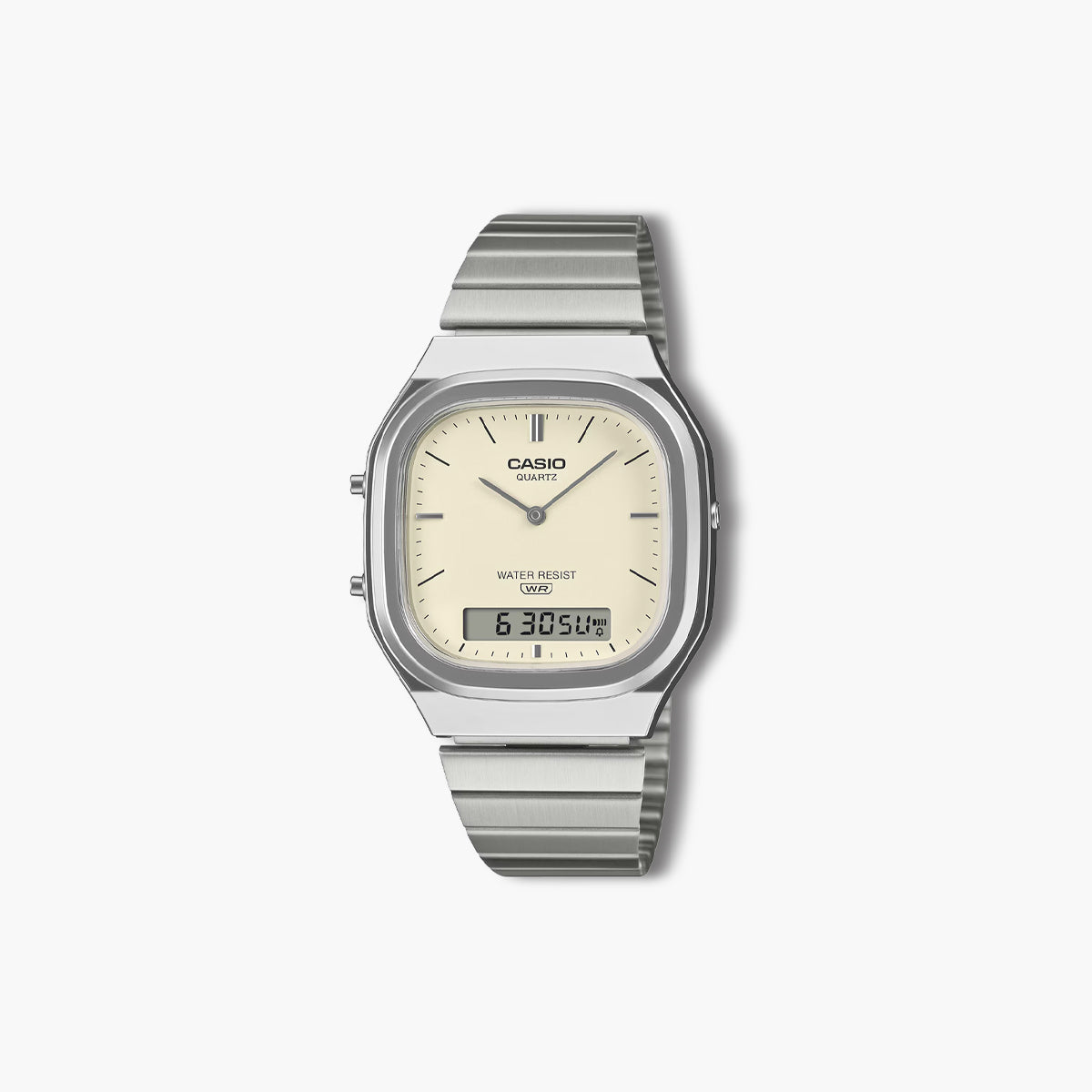 Reloj Casio Collection retro plateado