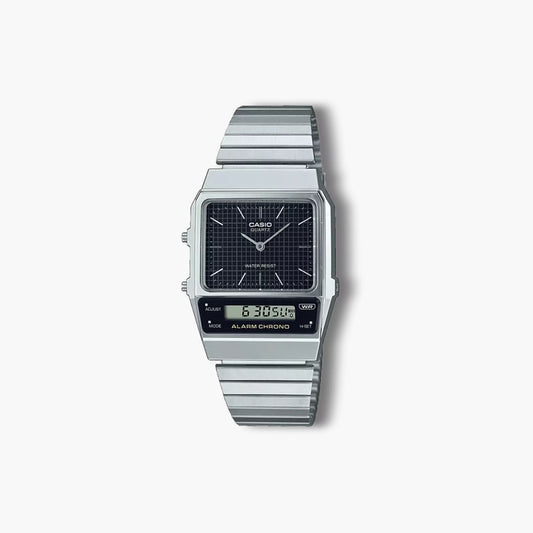 Reloj Casio Collection retro plateado