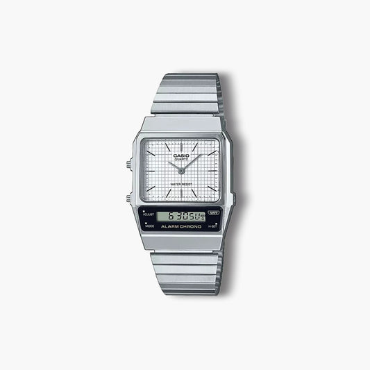 Reloj Casio Collection retro plateado