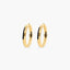 Pendientes de aro de oro 18K 16 mm