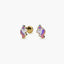 Pendientes unicornio de oro 18K 8 mm