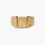 Sello hombre rectangular de oro 18K