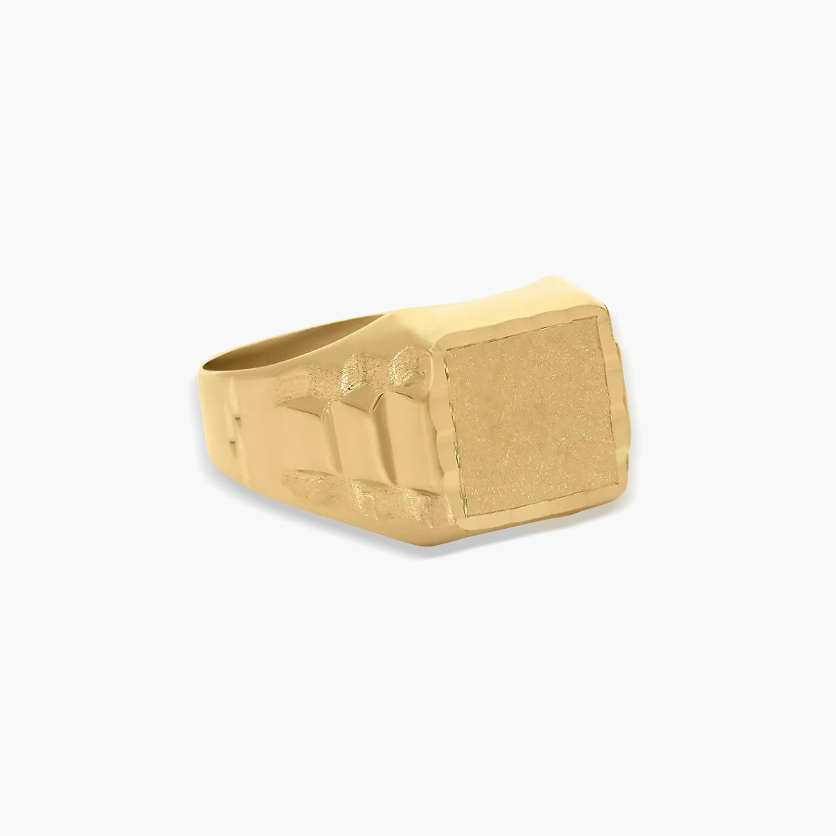 Sello cuadrado de oro 18K