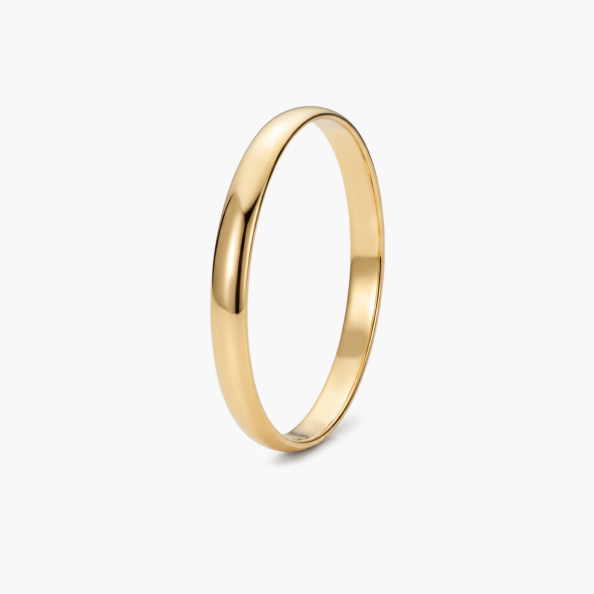 Alianza de oro 18K 2 mm