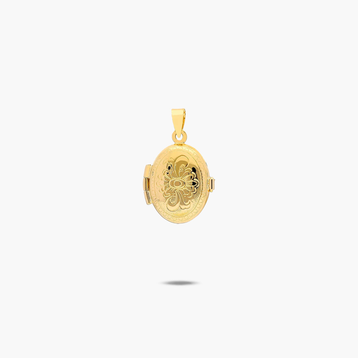 Colgante guardapelo de oro 18K 17 mm