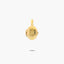 Colgante guardapelo de oro 18K 17 mm
