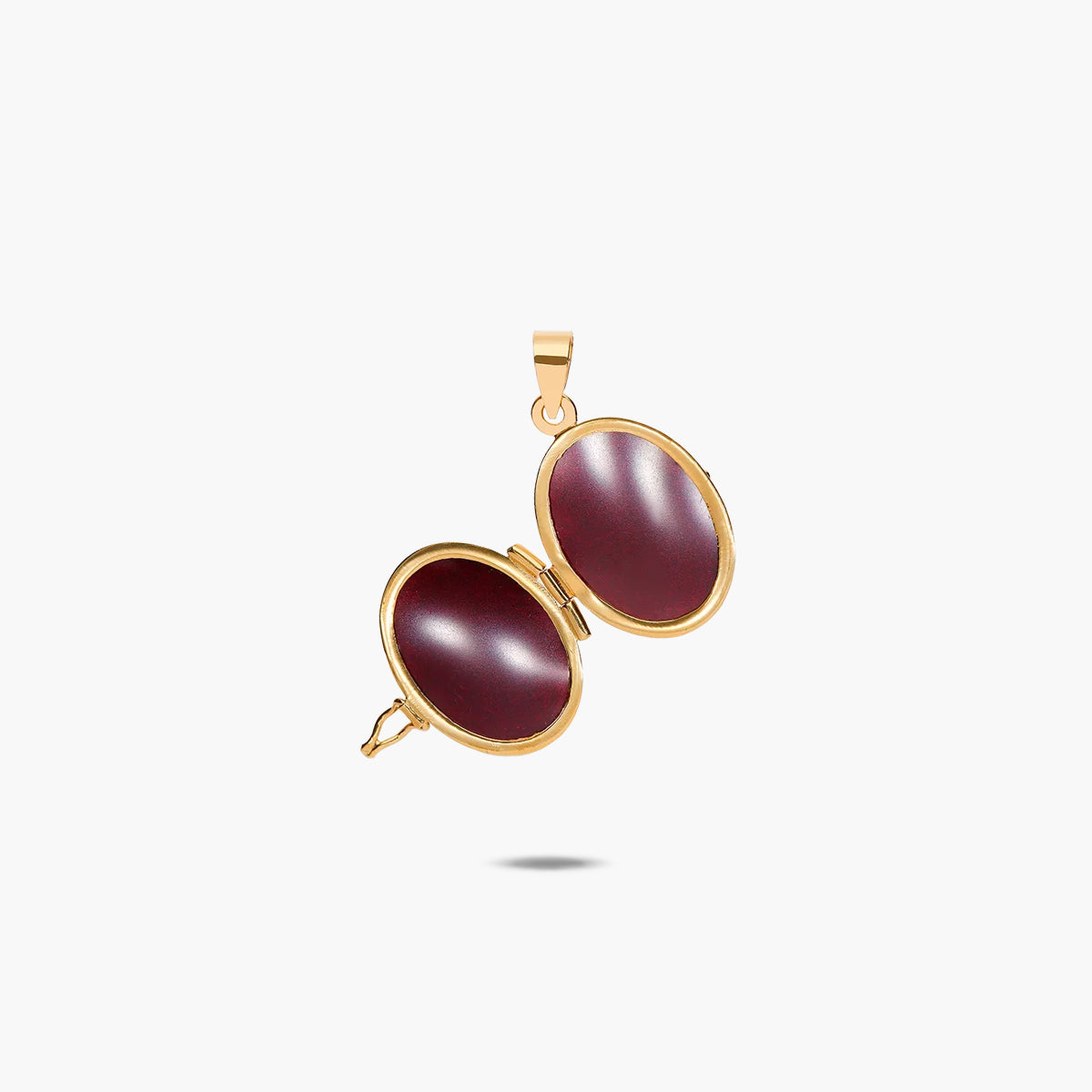Colgante guardapelo de oro 18K 17 mm