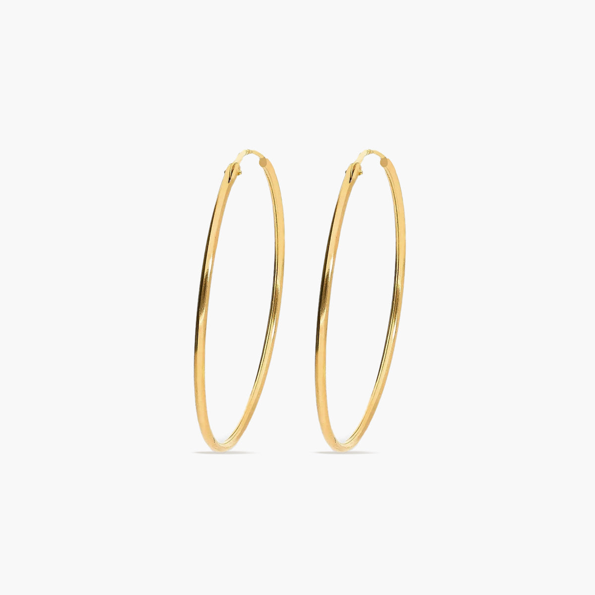 Pendientes de aro de oro 18K 25 mm