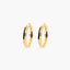 Pendientes de aro de oro 18K 18 mm