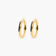 Pendientes de aro de oro 18K 18 mm