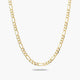 Gargantilla de oro 18K 45 cm malla programada