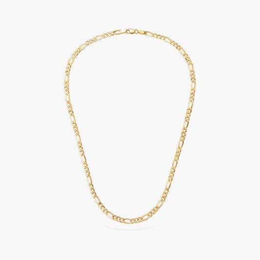 Gargantilla de oro 18K 45 cm malla programada