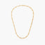 Gargantilla de oro 18K 45 cm malla programada