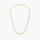 Gargantilla de oro 18K 45 cm malla programada