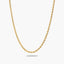 Gargantilla de oro 18K 45 cm THE ROPE