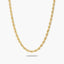 Gargantilla de oro 18K 60 cm THE ROPE