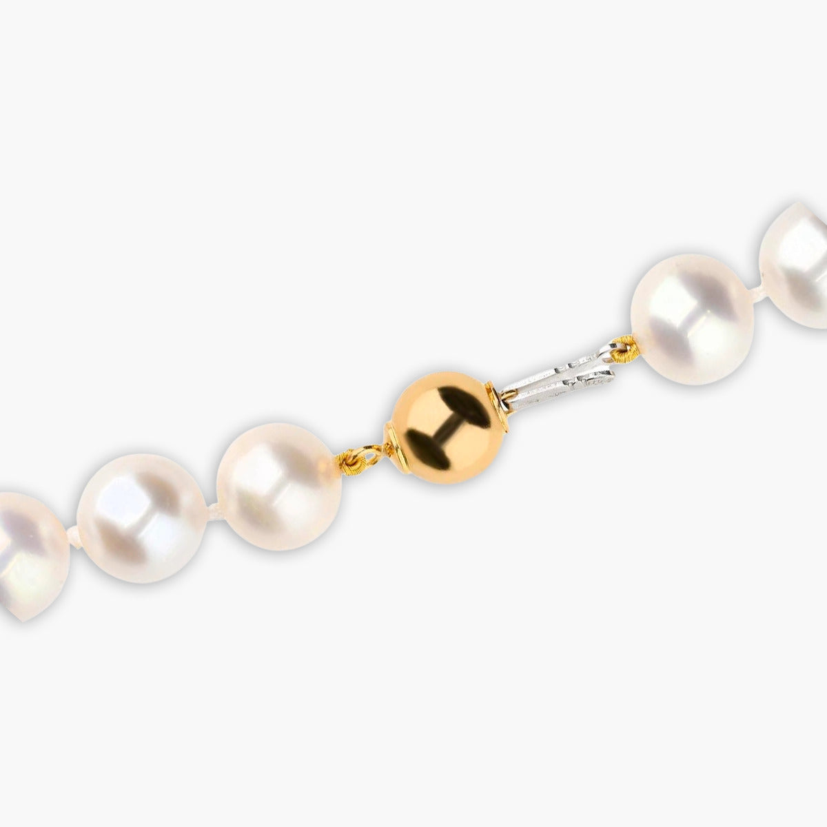 Collar de perlas con cierre oro 18 quilates