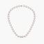 Collar de oro blanco 18K perlas 47 cm