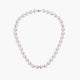 Collar de oro blanco 18K perlas 47 cm