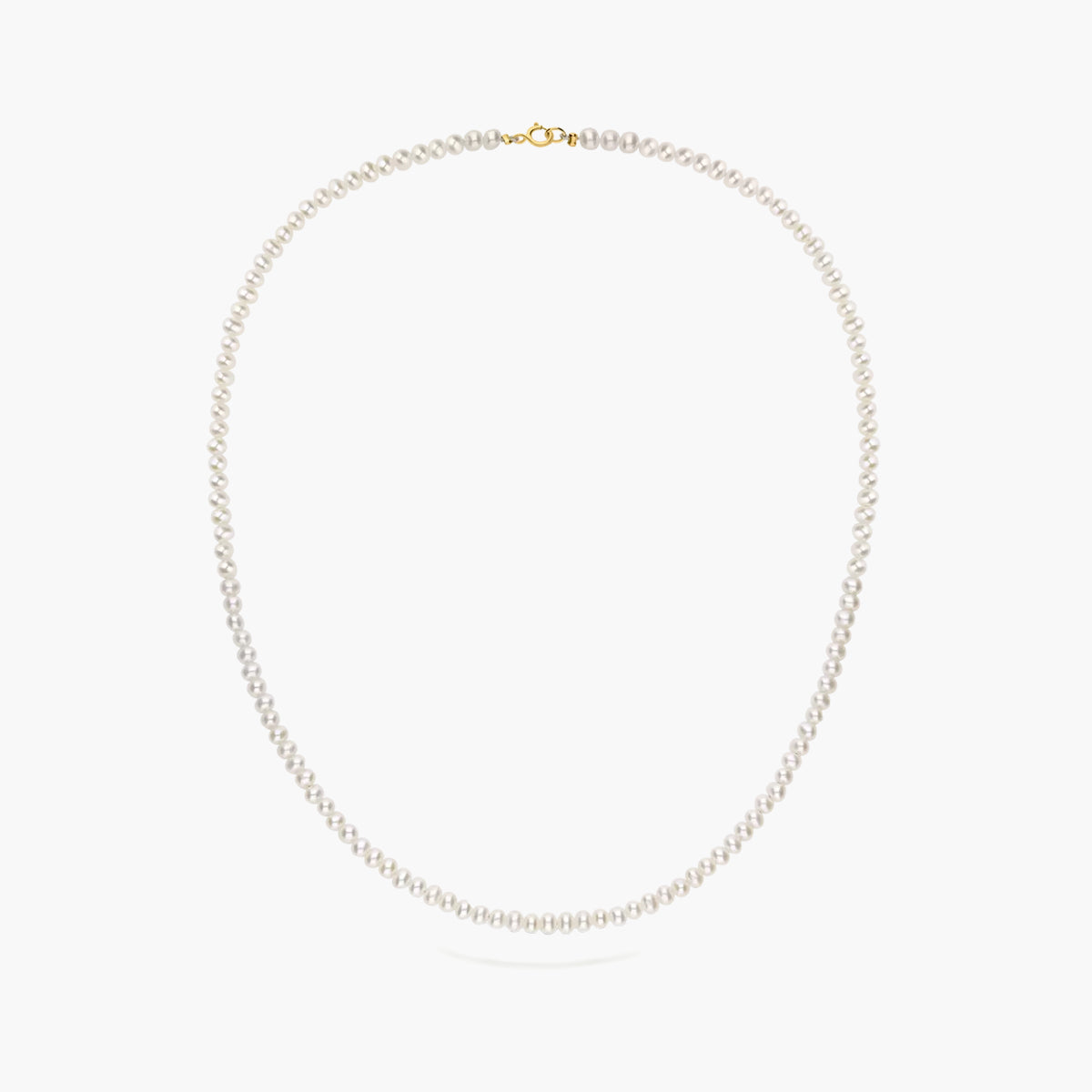 Collar de oro 18K con perlas 42 cm