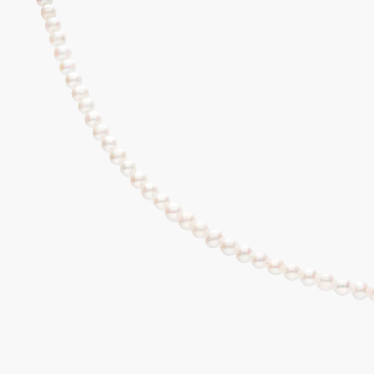 Collar de oro 18K con perlas 42 cm