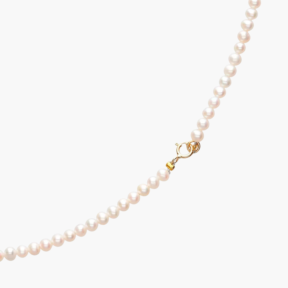 Collar de oro 18K con perlas 42 cm