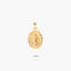 Medalla Virgen La Milagrosa de oro 18K 25 mm