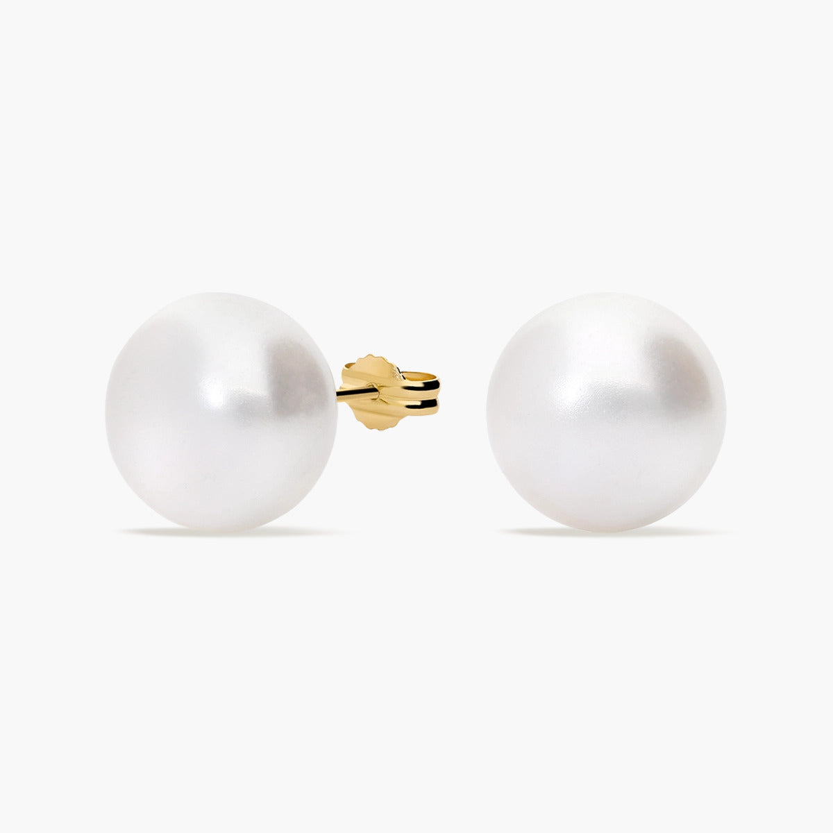 Pendientes de oro 18K con perlas 12 mm
