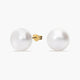 Pendientes de oro 18K con perlas 12 mm