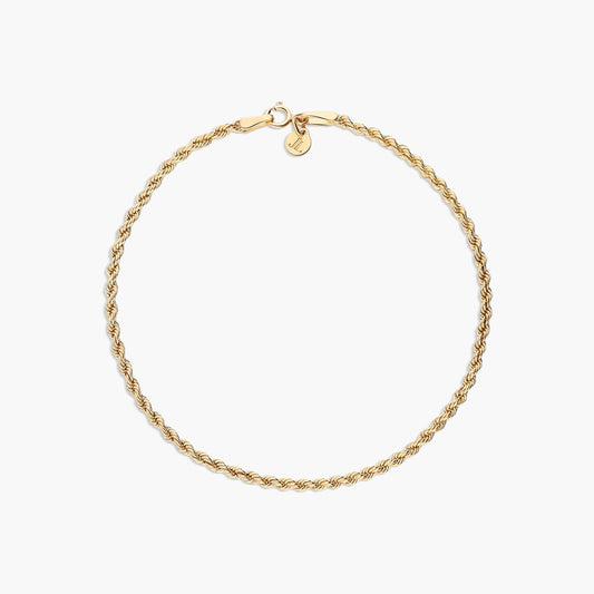 Pulsera de oro 18K 19 cm THE ROPE