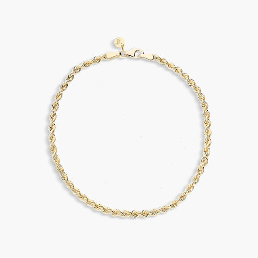 Pulsera de oro 18K 19 cm THE ROPE
